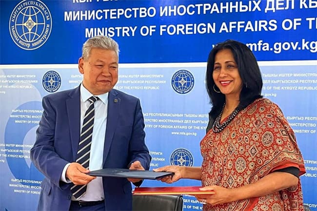 Sri Lanka, Kyrgyzstan conclude inaugural foreign office consultations