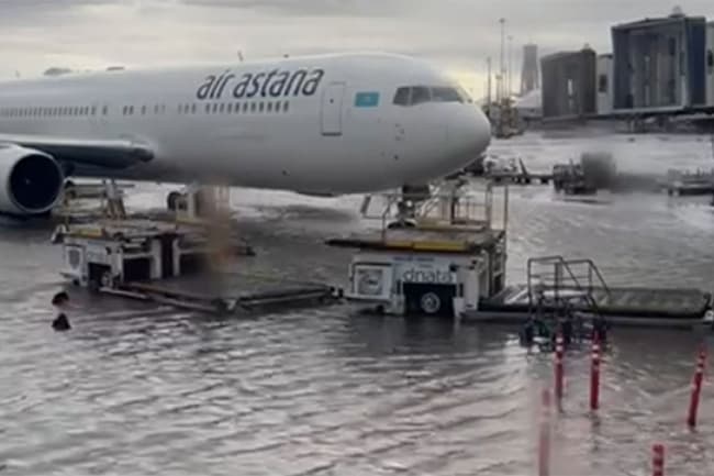 Dubai International Airport operations temporarily suspended; dozens of flights cancelled