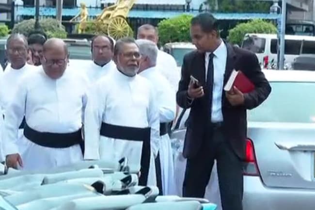 Fr. Cyril Gamini arrives at CID