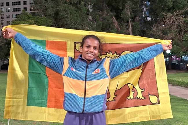Nethmika Madushani wins Silver at Asian Junior Athletics Championships