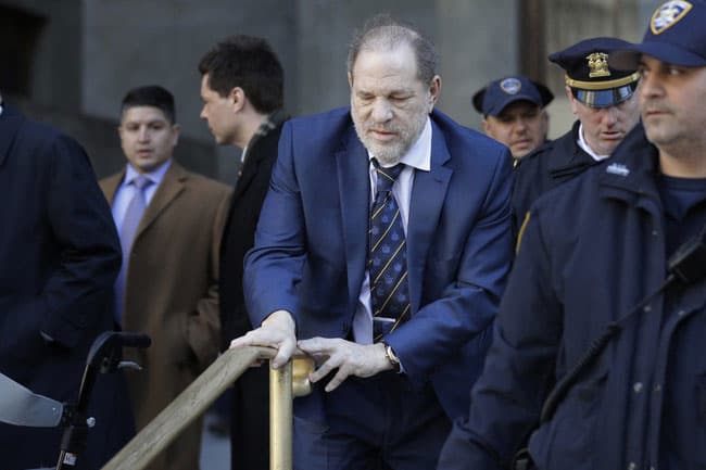 Top New York court overturns Harvey Weinstein’s 2020 rape conviction