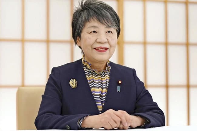 Japanese FM Yoko Kamikawa arrives in Sri Lanka