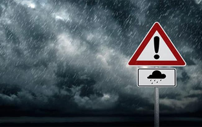 Heavy showers above 100mm expected in parts of the island