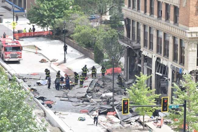 7 injured, 2 missing after explosion rocks downtown Youngstown, Ohio