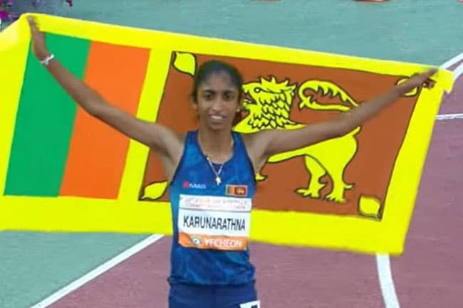 Sri Lanka’s Tharushi wins another gold at Taiwan Athletics Open