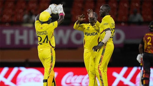 Uganda script historic win after beating PNG in low-scoring thriller