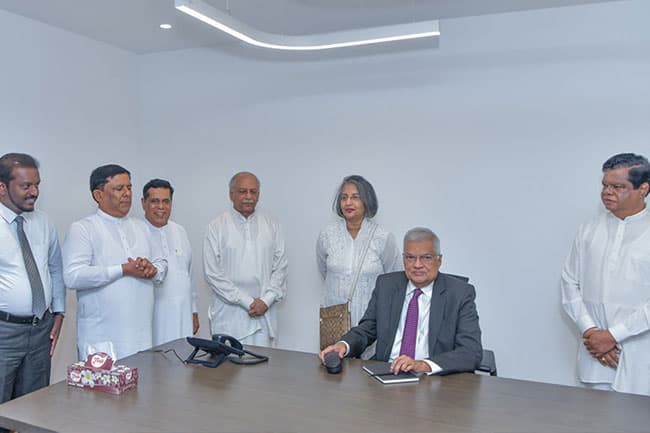 President Ranil inaugurates political office in Colombo