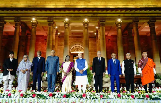 President Ranil attends Modi’s swearing-in ceremony