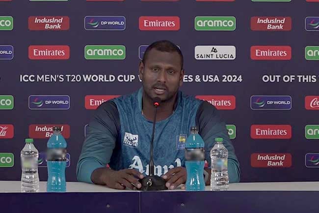 Mathews apologises for Sri Lanka’s poor performance at T20 World Cup