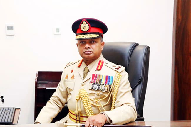 New Chief of Staff of Sri Lanka Army appointed