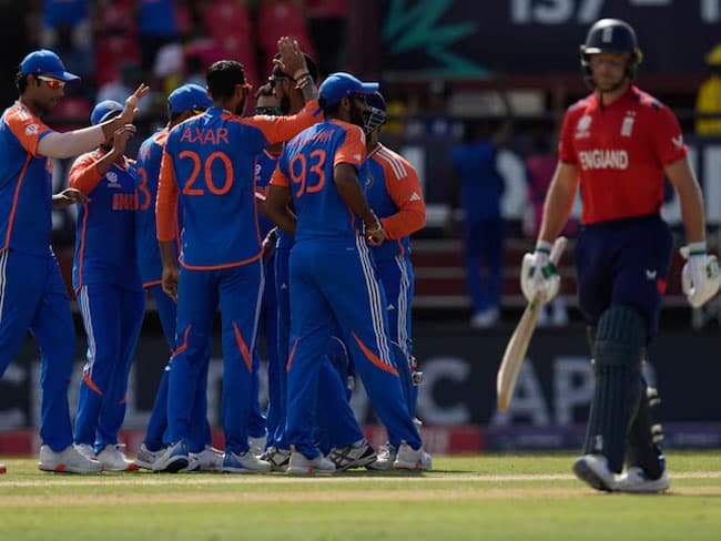 India rout England to confirm T20 World Cup final spot