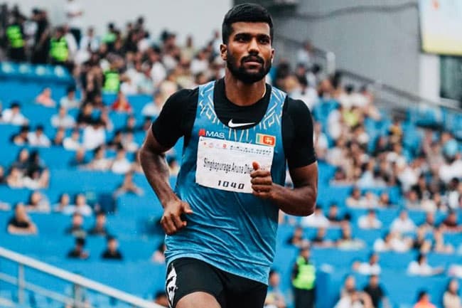 Sri Lanka’s Aruna Darshana qualifies for Paris Olympics