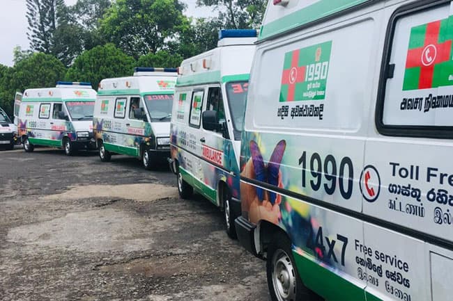 ‘Suwa Seriya’ to receive nearly 100 more ambulances