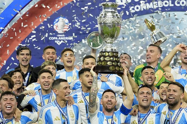 Argentina wins record 16th Copa America title after Messi gets injured