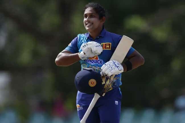 Chamari smashes first-ever century in Women’s T20 Asia Cup history