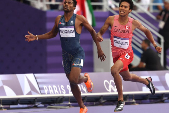 Paris Olympics: Sri Lanka’s Aruna Darshana advances to 400m semi-finals