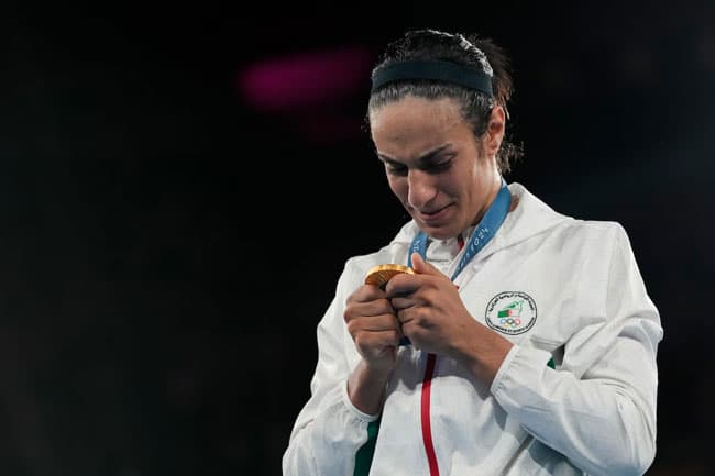 ‘I am a woman’: Imane Khelif hits back in gender row after claiming gold