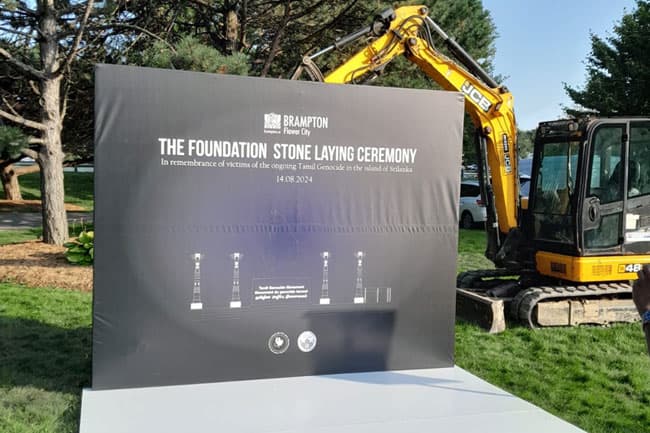 Sri Lanka strongly object to construction of ‘Tamil Genocide Monument’ in Canada