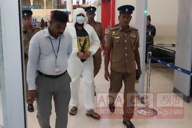 Accomplice of underworld figure ‘Matugama Shan’ brought back to Sri Lanka
