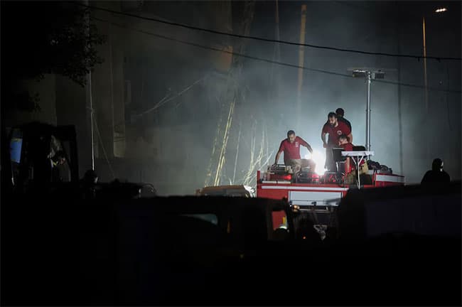 Top Hezbollah commander among 14 killed in Israeli strike on Beirut