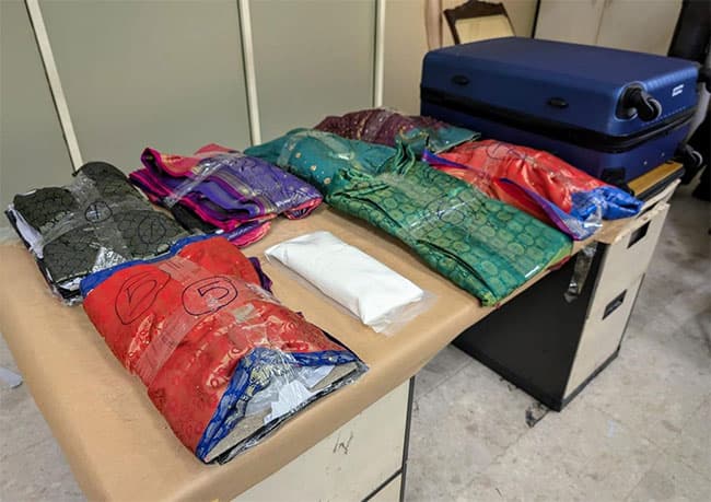 Indian arrested with ‘Ice’ drugs worth Rs. 25 mln at BIA