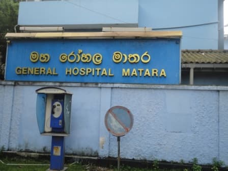 Hambantota protestor assaulted by Senior Police Officer hospitalized