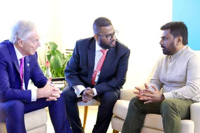 President meets ex-UK PM Tony Blair in Dubai