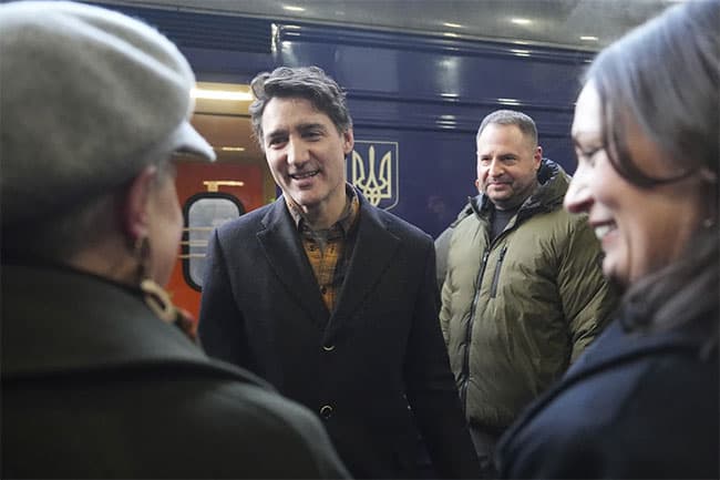 Foreign leaders visit Ukraine to show their support on war’s third anniversary