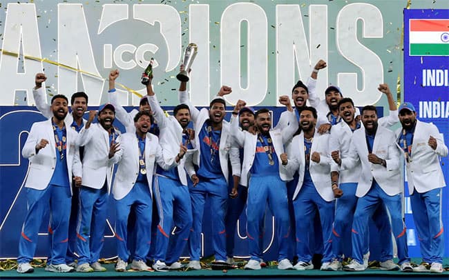 Victorious India team gets $6.7 million bonus for Champions Trophy win