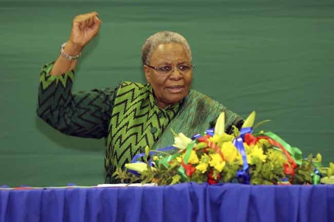 Netumbo Nandi-Ndaitwah is sworn in as Namibia’s first female leader