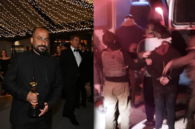 Oscar-winning Palestinian director attacked by Israeli settlers and detained by army