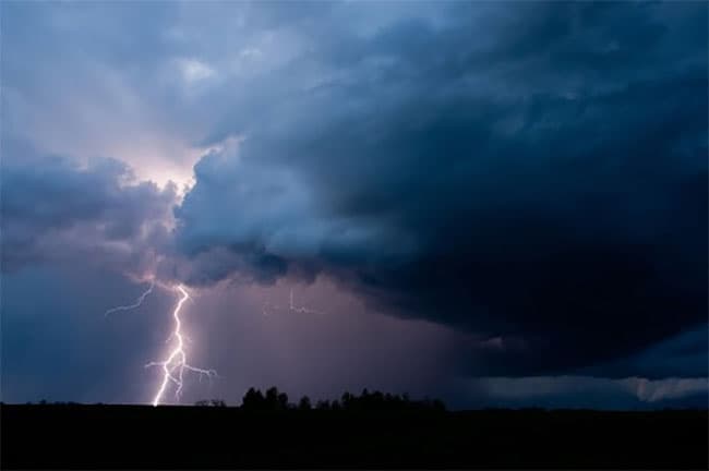 Weather advisory issued for severe lightning