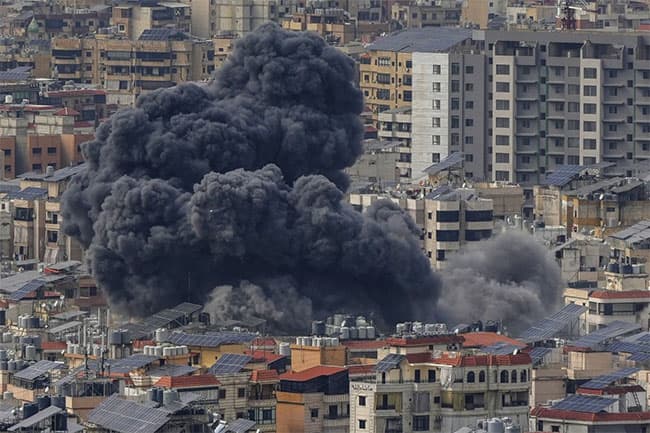 Israel strikes Beirut for first time since ceasefire with Hezbollah