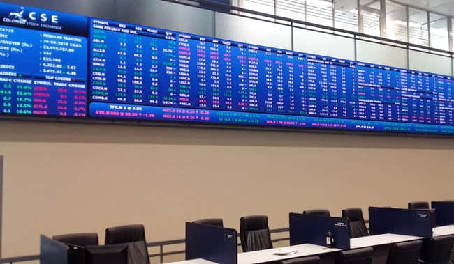 Colombo stock market slumps as ASPI drops by over 300 points