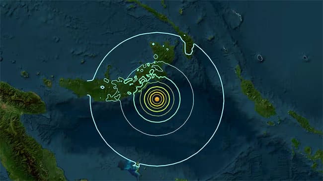 Tsunami warning canceled for Papua New Guinea after strong magnitude 6.9 earthquake