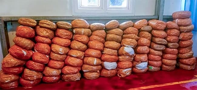 Over 304kg of Kerala cannabis seized in Kilinochchi