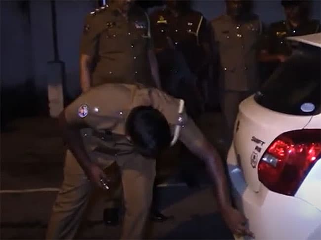 Police open fire at car in Mattakkuliya