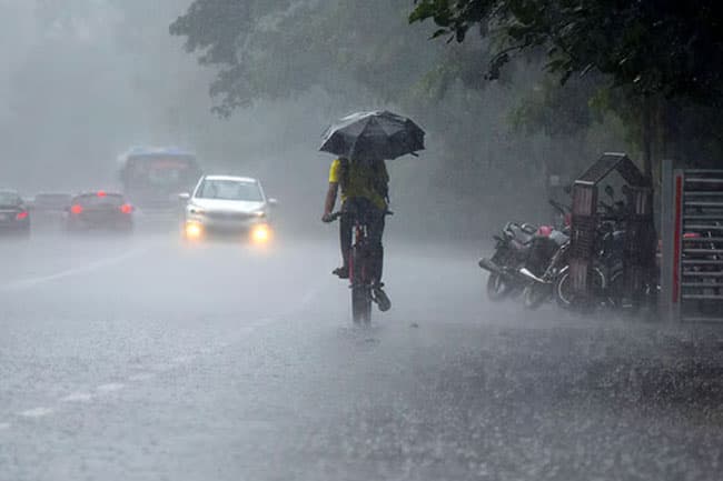 Showers expected in seven provinces today