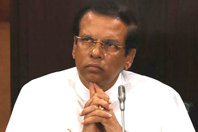 Ex-President Sirisena leaves CID after recording statement