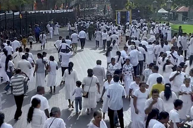 Guidelines issued for devotees attending ‘Siri Dalada Wandanawa’