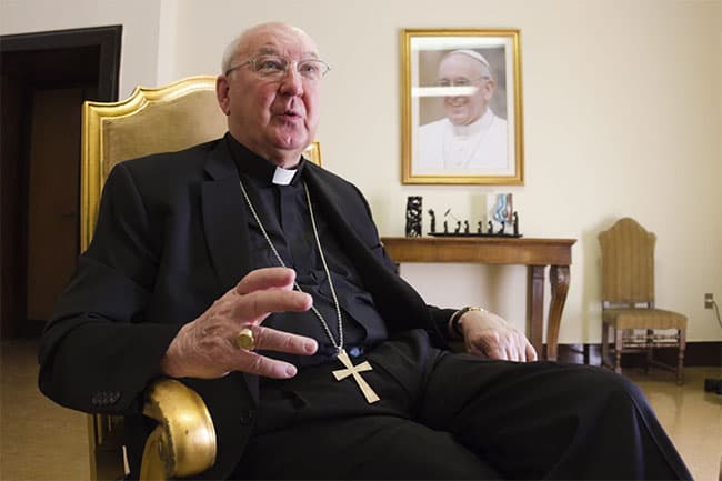 Who is Cardinal Kevin Farrell, the acting head of the Vatican?