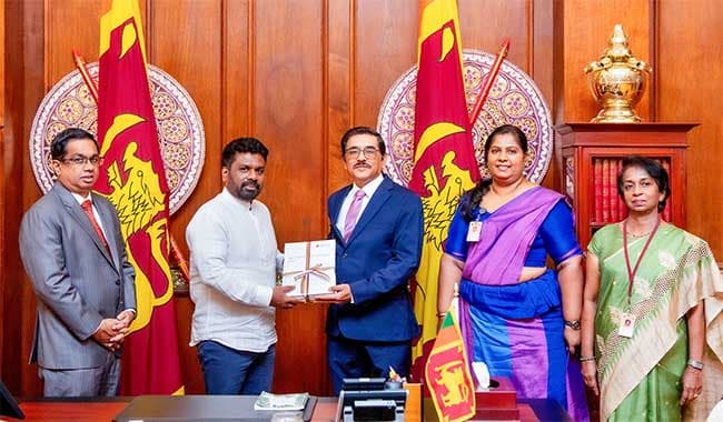 CBSL presents Financial Statements and Operations Report 2024 to President