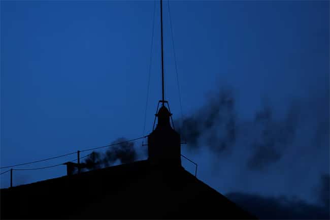 Black smoke signals no pope elected in first conclave vote
