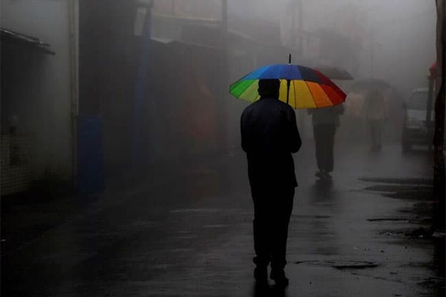 Evening showers expected in several areas