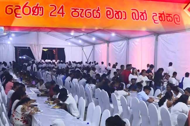 Derana’s 24-hr ‘Vesak Dansala’ successfully concludes