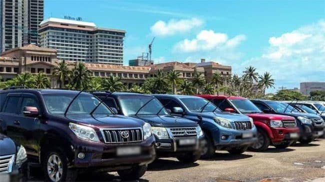 Luxury vehicles of Presidential Secretariat to be auctioned today