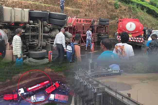 Environmental concerns mount after Talawakele fuel bowser accident