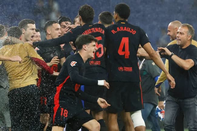 Barcelona win 28th La Liga title after beating Espanyol