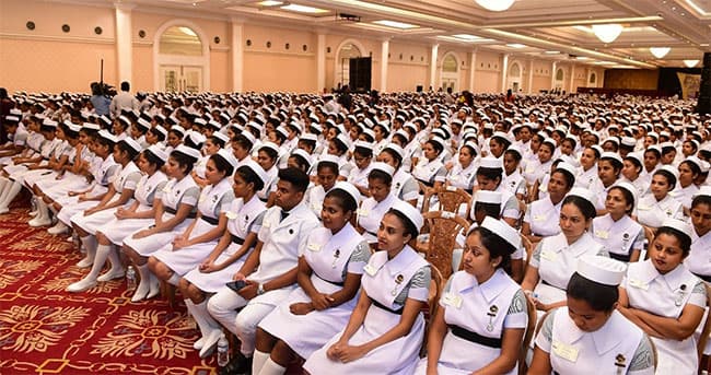 Over 3,100 nurses receive appointments in Sri Lanka’s largest-ever induction