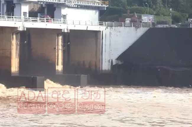 Three sluice gates of Polgolla Reservoir opened due to heavy rains